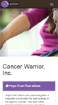 Mobile Screenshot of cancerwarriorinc.org